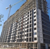 Ход строительства дома Позиция 1.1 в ЖК Октябрь парк -