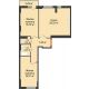 2 комнатная квартира 78,5 м², ЖК Орбита - планировка