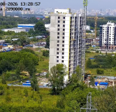 Ход строительства дома 1 в ЖК Новый Бронный -