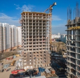 Ход строительства дома № 1 в ЖК АйвазоSKY -