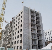 Ход строительства дома 1 в ЖК Мега-6 -