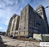 Ход строительства дома 2 в ЖК Притяжение (Казань) -