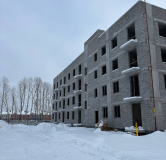 Ход строительства дома 3 (ГП-8) в ЖК Зеленые аллеи -