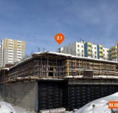 Ход строительства дома 2 в ЖК Лотос -