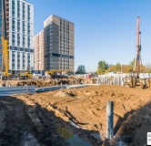 Ход строительства дома 5, 3 этап в ЖК Quatro -