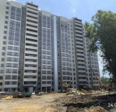 Ход строительства дома 24 в ЖК Новелла -