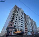 Ход строительства дома 114/3 в ЖК Проспект Ленина -