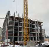 Ход строительства дома 1 в ЖК Графит (Grafit) -