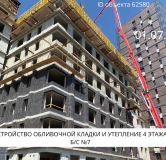 Ход строительства дома 7 в ЖК Сибиряков -
