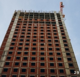 Ход строительства дома секция А,Б, 1 этап в ЖК Красочный квартал Цвет -
