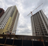 Ход строительства дома 1 в ЖК Философия Идеалистов на Черкасской -