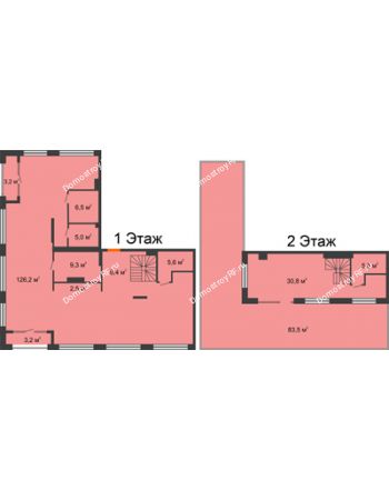 4 комнатная квартира 226,06 м² в Квартал 1А Первомайская, дом №3