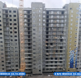 Ход строительства дома 2, 3 очередь в ЖК Радужный Парк -