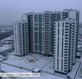 Ход строительства дома 2 в ЖК Звездный Дуэт -