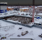 Ход строительства дома 27, корпус 3 (ГП-4) в ЖК Ньютон -