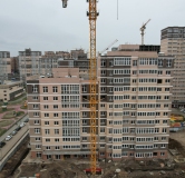Ход строительства дома Литер 22 в ЖК Красная площадь -