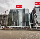 Ход строительства дома 73-1-4 в ЖК Компас -