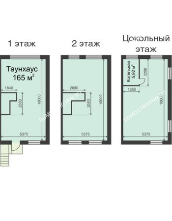 8 комнатная квартира 165 м² в КП Высоковский	, дом 12 (165 м2)