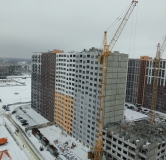 Ход строительства дома № 107, 3 секция в ЖК Боровое -