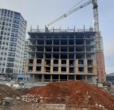 Ход строительства дома 9.1 в ЖК Северное Сияние -