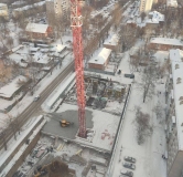 Ход строительства дома 1.2 в ЖК На Шефской -