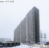 Ход строительства дома 132, корпус 215.1 в ЖК Цветной Город -