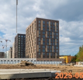 Ход строительства дома корпус 1 в ЖК Шкиперский 19 -