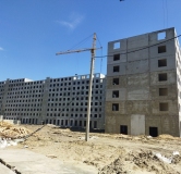 Ход строительства дома 4 в ЖК Лугометрия -