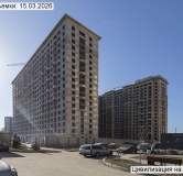 Ход строительства дома 9, корпус 2 в ЖК Цивилизация на Неве -