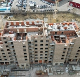 Ход строительства дома № 1 в ЖК Сити-квартал на Взлетной -