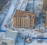 Ход строительства дома № 1, 2 этап (корпуса 4, 5, 6) в ЖК Калина Долина -