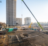 Ход строительства дома 2.1 в ЖК Urman City -