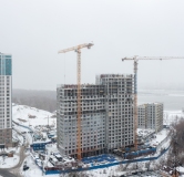 Ход строительства дома 1 в ЖК Страна -