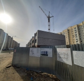 Ход строительства дома № 1 в ЖК Атом-2 -