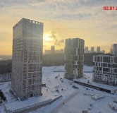 Ход строительства дома литер 16 в ЖК Холмогоры -