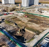 Ход строительства дома 14, корпус 1 в ЖК Остров-сад -