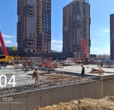 Ход строительства дома 1.4 в ЖК Наследие -