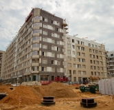 Ход строительства дома 1 в ЖК Glorax Экосити (Урбан-квартал) -