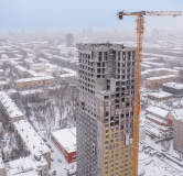 Ход строительства дома 1 в ЖК Форма -