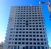 Ход строительства дома секция 5 в ЖК Авиатор -