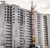 Ход строительства дома 4, 3 этап в ЖК Медовый -