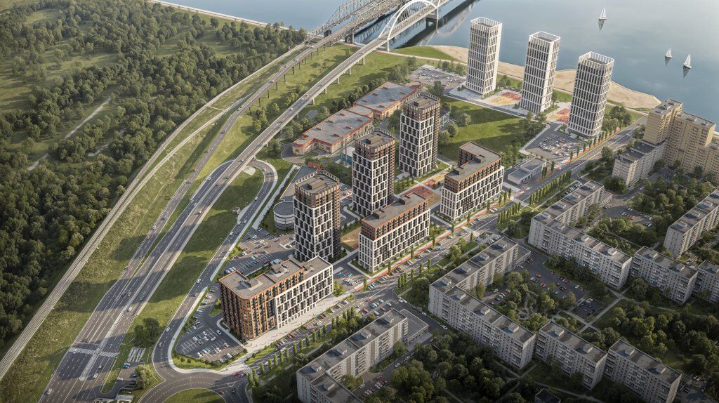 Строительство нового жилого квартала началось рядом с набережной на Мещере - фото 1