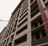 Ход строительства дома 29б, 2 этап, секция 5-8 в ЖК Заря -