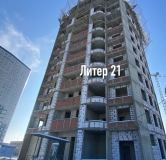 Ход строительства дома Литер 21 в ЖК Фонтаны -