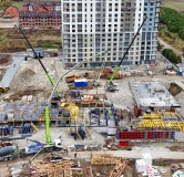 Ход строительства дома 2 в ЖК Дабл-Дабл -