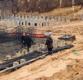 Ход строительства дома 1.3 в ЖК Парк Победы -