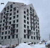 Ход строительства дома № 2, блок В в ЖД в 12-микрорайоне (Арзамас) -