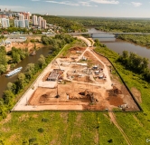 Ход строительства дома литер 1 в ЖК Белый Остров -