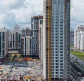 Ход строительства дома 1.4 в ЖК Нагорный -