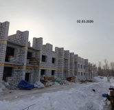 Ход строительства дома 15 в ЖК По ул. Рудничная -